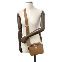 将图像加载到图库查看器中,PRADA BriqueShoulder Bag cinnamon2VH070 Saffiano LeatherLeather