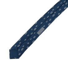 将图像加载到图库查看器中,HERMES Silk tie Maiyon Panda Size 2.8" Marine/Gray006310T Silk100%