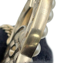 将图像加载到图库查看器中,CHANEL CC Logo Necklace Metal Faux Pearl Rhinestone