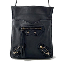 将图像加载到图库查看器中,BALENCIAGA Milkyway Shoulder Bag Black255406 Leather Metalic