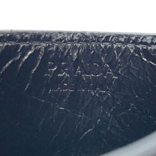 将图像加载到图库查看器中,PRADA Triangle Logo Card Case Black2MC025 Soft Look Leather
