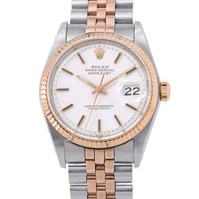 Load image into Gallery viewer, ROLEX Datejust W36mm Stainless Steel K18PG Gold Dial1601/5