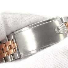 将图像加载到图库查看器中,ROLEX Datejust W26mm Stainless Steel K18PG Gold Dial1601/5