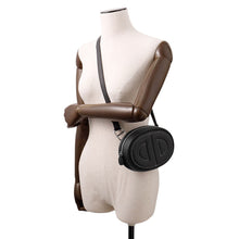 将图像加载到图库查看器中,HERMES In the Loop Cross Body Bag Black Swift Leather