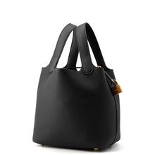 Load image into Gallery viewer, HERMES Picotin Lock Black Taurillon Clemence Size PM