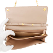 将图像加载到图库查看器中,PRADA Vitello Move Chain Wallet Beige1BP290 Leather