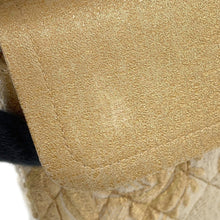 Load image into Gallery viewer, CHANEL Matelasse Double Flap Jacquard Chain Shoulder Bag Gold CottonJersy