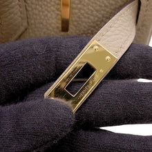 Load image into Gallery viewer, HERMES Birkin Beige Marfa Togo Leather Size 25