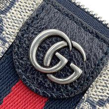 将图像加载到图库查看器中,GUCCI Ophidia Key Case Beige/Navy671722 GG Supreme Leather