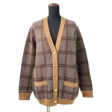 将图像加载到图库查看器中,GUCCI Reversible cardigan GG Size XS Brown773903 Lana 95%, Polyamide 4%, Elastine 1%