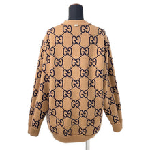 将图像加载到图库查看器中,GUCCI Reversible cardigan GG Size XS Brown773903 Lana 95%, Polyamide 4%, Elastine 1%