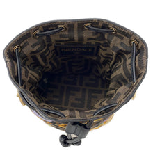 将图像加载到图库查看器中,FENDI FENDI x Versace Mon Tresor Multicolor/Brown8BS010 Nylon Leather Size Mini