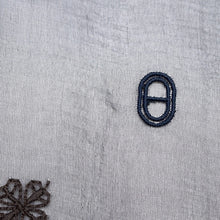 Load image into Gallery viewer, HERMES Carre Multi Bag Charm Size 100 Black/Multicolor Silk100%