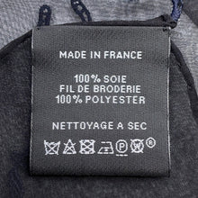 Load image into Gallery viewer, HERMES Carre Multi Bag Charm Size 100 Black/Multicolor Silk100%