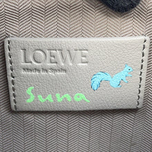 Load image into Gallery viewer, LOEWE Suna Fujita Collaboration Bear Hammock Hobo Bag Pearl GreyA538G13X05 Leather Size Mini