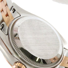 将图像加载到图库查看器中,ROLEX Datejust W26mm Stainless Steel K18PG White Shell Dial179171NG