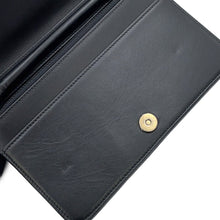 将图像加载到图库查看器中,CHANEL Boy Chanel Chain Wallet BlackAP1117 Caviar Leather