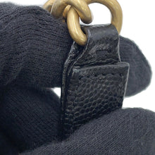 将图像加载到图库查看器中,CHANEL Boy Chanel Chain Wallet BlackAP1117 Caviar Leather