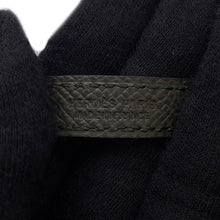 将图像加载到图库查看器中,HERMES Carrousel Belt Size 75 Mauve pale/Vert Maki Swift Leather Epsom