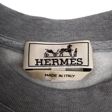 Load image into Gallery viewer, HERMES Knitted Fabric Boite Surprise Surprise Box Size M Gray/Orange Cotton100%