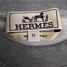 将图像加载到图库查看器中,HERMES Knitted Fabric Boite Surprise Surprise Box Size M Gray/Orange Cotton100%