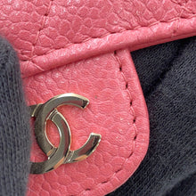 将图像加载到图库查看器中,CHANEL Matelasse Bifold Wallet Card Case PinkA80799 Caviar Leather