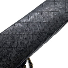 将图像加载到图库查看器中,CHANEL Matelasse W-Flap W-Chain Shoulder Bag BlackA01112 Caviar Leather Size 25