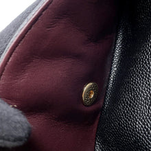 Load image into Gallery viewer, CHANEL Matelasse W-Flap W-Chain Shoulder Bag BlackA01112 Caviar Leather Size 25