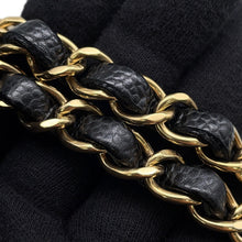 将图像加载到图库查看器中,CHANEL Matelasse W-Flap W-Chain Shoulder Bag BlackA01112 Caviar Leather Size 25