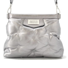 将图像加载到图库查看器中,Maison Margiela Maison Margiela Glam Slam Classic 2-Way Shoulder Bag SilverSB1WG0028 Leather Size Small
