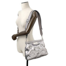 将图像加载到图库查看器中,Maison Margiela Maison Margiela Glam Slam Classic 2-Way Shoulder Bag SilverSB1WG0028 Leather Size Small