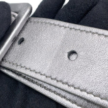 将图像加载到图库查看器中,Maison Margiela Maison Margiela Glam Slam Classic 2-Way Shoulder Bag SilverSB1WG0028 Leather Size Small