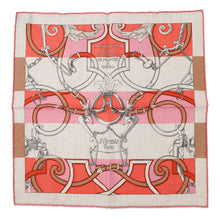 将图像加载到图库查看器中,HERMES Gavroche: The Art of Imperial Bayadère Natural/Pink/BeigeRose Cashmere70% Silk30%