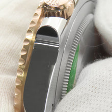 Load image into Gallery viewer, ROLEX GMT MasterII W40mm Stainless Steel K18PG Black Dial126711CHNR
