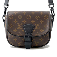 将图像加载到图库查看器中,LOUIS VUITTON Montsouris Messenger NoirM47060 Monogram Macassar Canvas Size PM