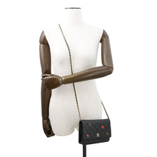 将图像加载到图库查看器中,CHANEL Monaco Series Chain Wallet BlackAP3076 Lambskin