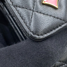 将图像加载到图库查看器中,CHANEL Monaco Series Chain Wallet BlackAP3076 Lambskin