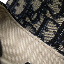 将图像加载到图库查看器中,Dior Saddle Oblique One Shoulder Bag NavyM0455CTZQ Canvas Leather