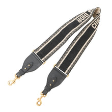 将图像加载到图库查看器中,Dior Embroidery Shoulder Strap Navy/BeigeS8552CBTE Canvas Leather