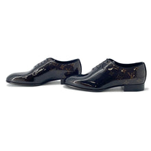 Load image into Gallery viewer, LOUIS VUITTON LV Vendome line derby shoes Black Patent Leather Size 6