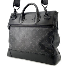 将图像加载到图库查看器中,LOUIS VUITTON Steamer NoirM44731 Monogram Eclipse Size PM