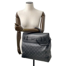 将图像加载到图库查看器中,LOUIS VUITTON Steamer NoirM44731 Monogram Eclipse Size PM