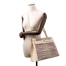 将图像加载到图库查看器中,HERMES Kelly Beige/Multicolor Vibrato Size 35
