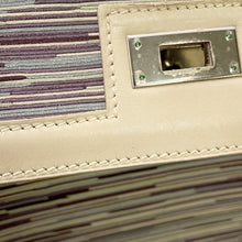 将图像加载到图库查看器中,HERMES Kelly Beige/Multicolor Vibrato Size 35