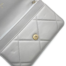 将图像加载到图库查看器中,CHANEL CHANEL19 Chain wallet GrayAP0957 Lambskin