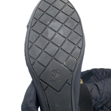 Load image into Gallery viewer, CHANEL CC Logo long boots BlackG38428 Patent Leather Nylon Size 39C