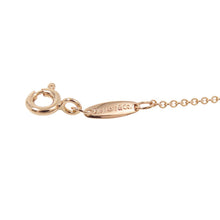 将图像加载到图库查看器中,TIFFANY&Co. Elsa Peretti By the Yard Single Diamond Pendant 18K Pink Gold
