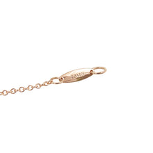 将图像加载到图库查看器中,TIFFANY&Co. Elsa Peretti By the Yard Single Diamond Pendant 18K Pink Gold
