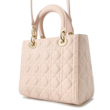 将图像加载到图库查看器中,Dior Lady Dior Canage Powder PinkM0565ONGE_M413 Lambskin Size Medium