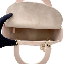 将图像加载到图库查看器中,Dior Lady Dior Canage Powder PinkM0565ONGE_M413 Lambskin Size Medium